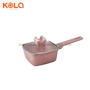 OEM multifunctional cookware wholesale granite cookware set non stick  fry pan kitchen accessories aluminum cookware set China cooking pot factory