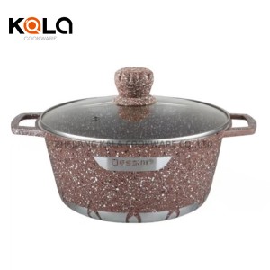 Hot-selling Copper Cookware -
 Good selling 10pcs granite cookware set non stick frying pan aluminum cooking pot utensils set kitchen cookware manufacturers – KALA