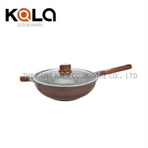 High Quality kitchen supplies Casserole Ceramic aluminum Cooking Pot And Cooking Soup Stock wholesale Non Stick Cookware Set