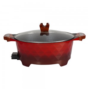 Hot selling kitchen supplies runda casserolle cooking appliances pots and pans set customize aluminum cooking pot China electric cooker pan factory