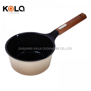 Best quality 18CM milk pan non stick cookware set aluminum cooking pots wholesale kitchen cookware
