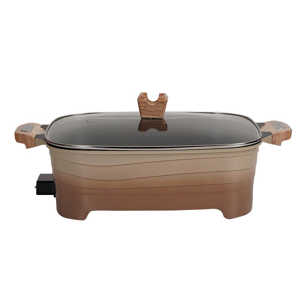 All Clad Cookware -
 Good selling  Household  kitchen supplies electric pan cooker ghana cooking pot grill pan cooking appliances square seafood casserole China electric pan factory – KALA