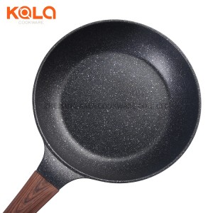 High quality kitchen supplies non stick frying pan cast aluminium oyster grill pan marble coating pots cookware multipurpose grill pan China pots and pans set factory