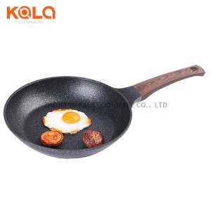 High quality kitchen supplies non stick frying pan cast aluminium oyster grill pan marble coating pots cookware multipurpose grill pan China pots and pans set factory