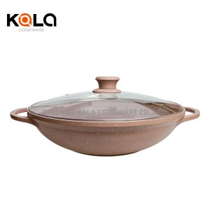 Amazon top seller kitchen supplies non-stick flat pan non stick cookware set aluminum cooking pot kitchen wholesale cookware