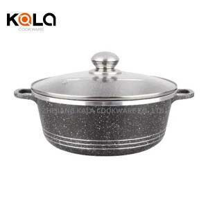 marble cookware non stick cookwarset aluminium cooking pots cookware kitchenware pan wholesale
