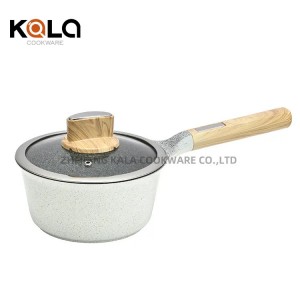 Hot sale  kitchenware steamer non stick cookware set cast aluminium casserole pots with frying pan China aluminum cooking pot factory