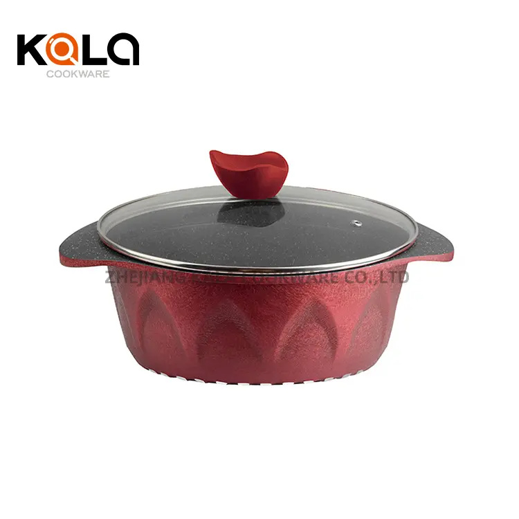 Best Cookware Material -
 High quality kitchen supplies granite cookware set non stick fry pan and casserole set aluminum cooking pots China cooking pot set factory – KALA