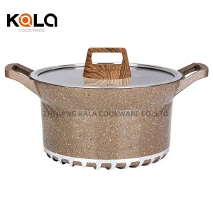High qaulity kitchen supplies ceramic coating non stick fry pan grill pan cast China aluminium frying grill pan manufacturers