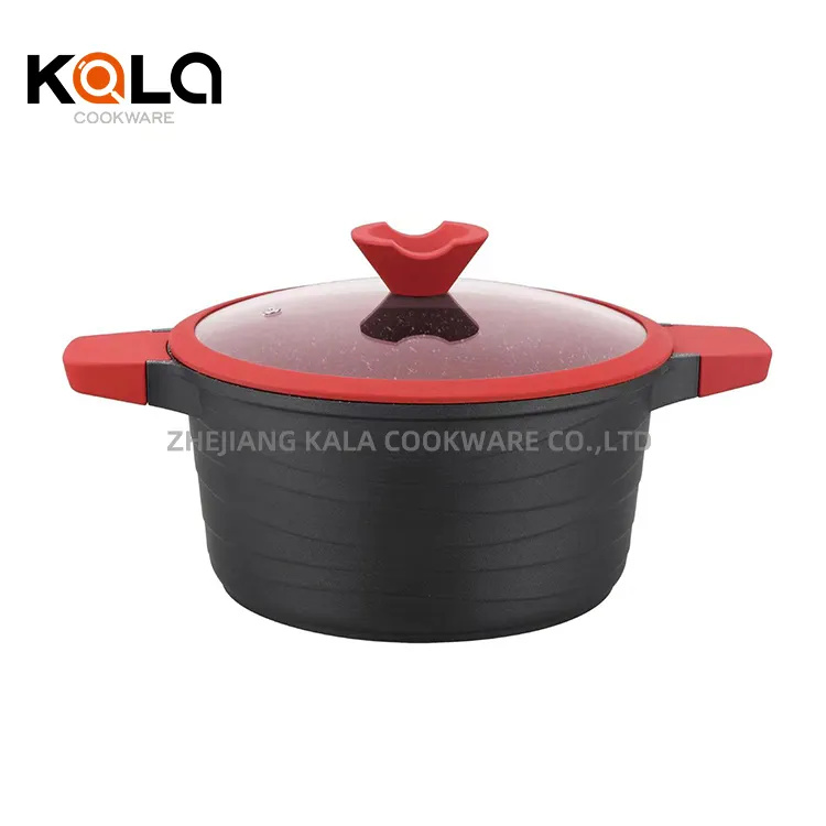 Rapid Delivery for Best Cookware Set 2020 -
 High quality kitchen supplies luxury houseware cookware set non stick frying pan aluminum cooking pot set China cooking pot set factory – KALA