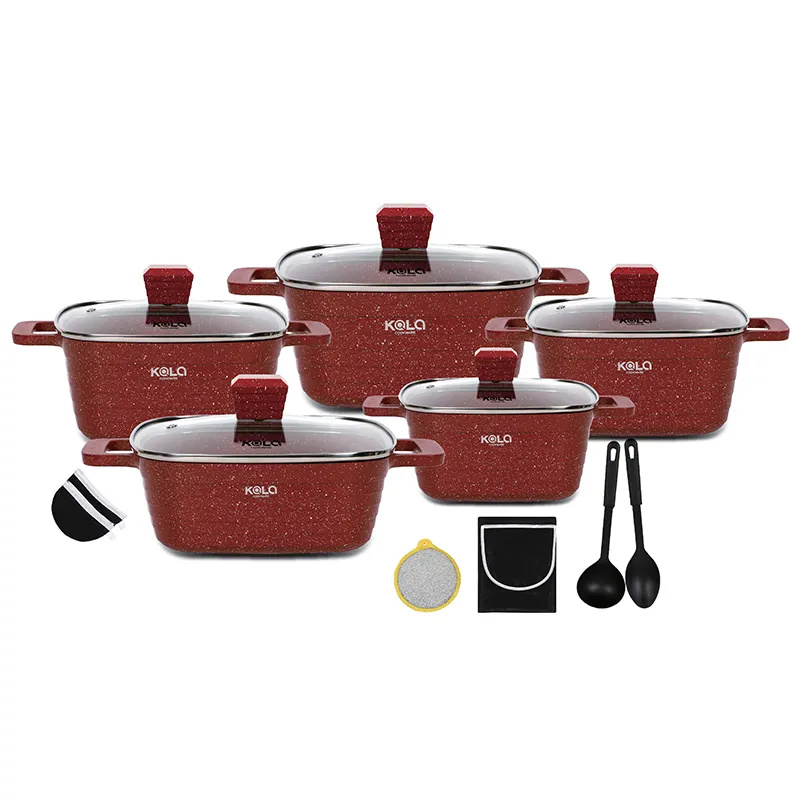New Arrival China Electric Cooking Pan -
 Hot sale kitchen supplies granite cookware set detachable handles with non stick frying pan  Cookware wholesale China aluminum cooking pots set factory ...