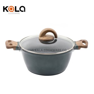 Good selling kitchenware non stick cookware set aluminum cooking pot soup cooker with frying pan China kitchen supplies manufacturers