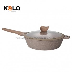 Hot sale granite cookware set non stick frying pan  cast aluminium cooking pots set cookware wholesales China cooking pot set factory