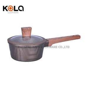High quality kitchen supplies casserole  granite cookware set non stick  coating with glass lid cookware wholesale China aluminum cooking pot set manufacturers