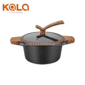 Hot selling kitchen supplies customize aluminum cooking pots cookware sets non stick coating frying pan China cooking pots set manufacturers