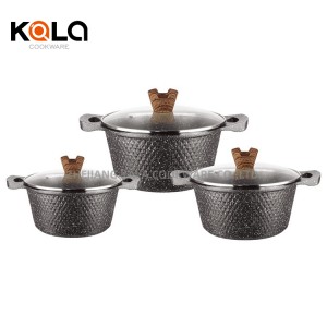 New products kitchen ware pot cookware set akitchen aluminum pot set non stick cookware sets wholesale cookware