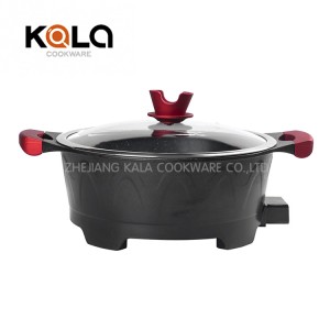 runda casserolle cooking appliances hot pot cooker customize cooking pot electronic marble cookware factory