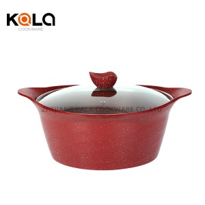 High quality granite cookware set non stick oil free frying pan aluminum cooking pot cookware wholesale China Pots Cooking Manufacturers