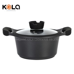 High Quality Non Stick Die Casting aluminum Cooking casserole Pot ceramic pots for cooking casserole wholesale cookware