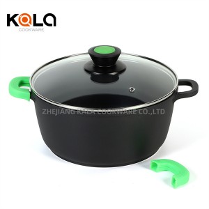 Hot selling kitchen supplies cookware set non stick ceramic pots for cooking wholesale ceramic casserole dish with lid