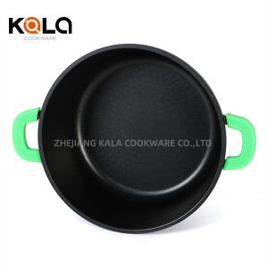 Hot selling kitchen supplies cookware set non stick ceramic pots for cooking wholesale ceramic casserole dish with lid