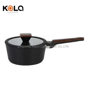 Kala hot sale kitchen supplies forged aluminum cookware set non stick pots and pans set wholesale cookware set
