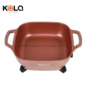 High quality kitchen supplies 30cm electric pot ghana multifunctional electric frying pan Soup & Stock Pans China electric pan manufacturer cookware wholesale