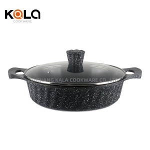 KALA kitchen supplies 10pcs cookware set non stick aluminum cooking pot set wholesale kitchen cookware set
