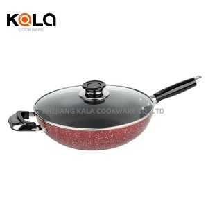 KALA 16pcs non stick kitchen cookware set cooking pot aluminum cookware set manufacture wholesale kitchen cookware set