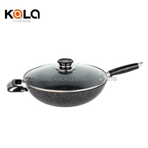 KALA 16pcs non stick kitchen cookware set cooking pot aluminum cookware set manufacture wholesale kitchen cookware set
