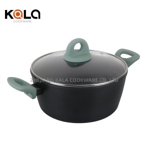 KALA high quality non stick cookware set cooking pot aluminum cookware set factory wholesale kitchen cookware set