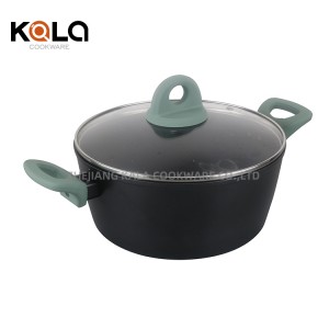 KALA high quality non stick cookware set cooking pot aluminum cookware set factory wholesale kitchen cookware set