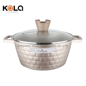 Kala 10pcs cookware set non stick aluminum cooking pots and pans wholesale kitchen cookware set factory