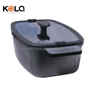 Wholesale High Quality grill fish pan aluminum cooking pots and pans set non stick cookware set fish shaped frying pan