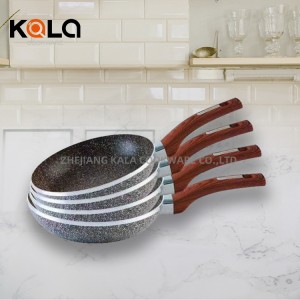 high quality non-stick fry pan for induction cooker aluminum cooking pots and pans set wholesale cookware